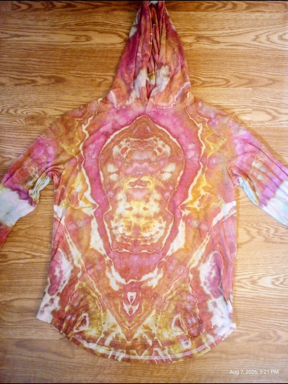 Tie-Dye Hooded Unisex Top